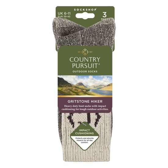 Herren Robuste Strapazierfähige Gepolsterte Wandersocken mit Verstärktem Fersen- und Zehenteil - Image 2