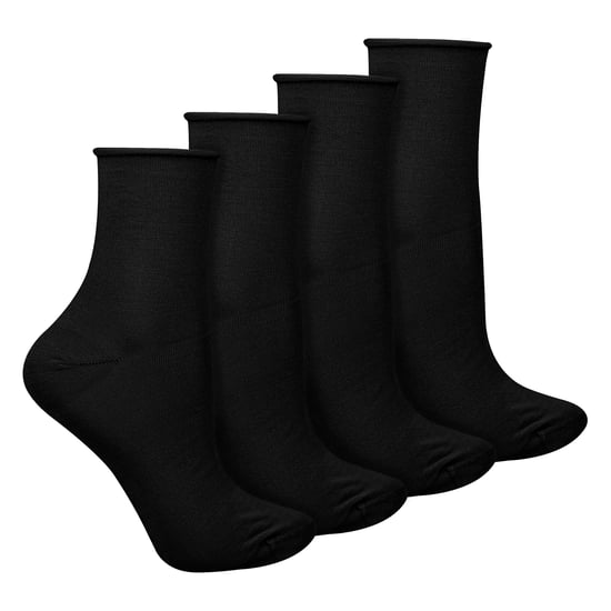 4 Paar Damen Bambus Sensory Socken - Weiche nahtlose Socken für ganztäglichen Komfort - Image 1