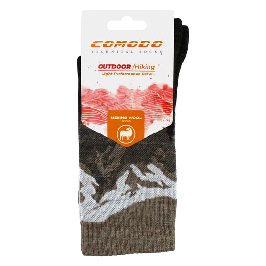 Herren Damen Leichte Performance Crew Merinowollsocken | Trekkingsocken - Image 2
