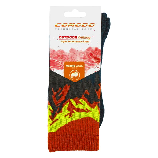 Herren Damen Leichte Performance Crew Merinowollsocken | Trekking-Socken - Image 2
