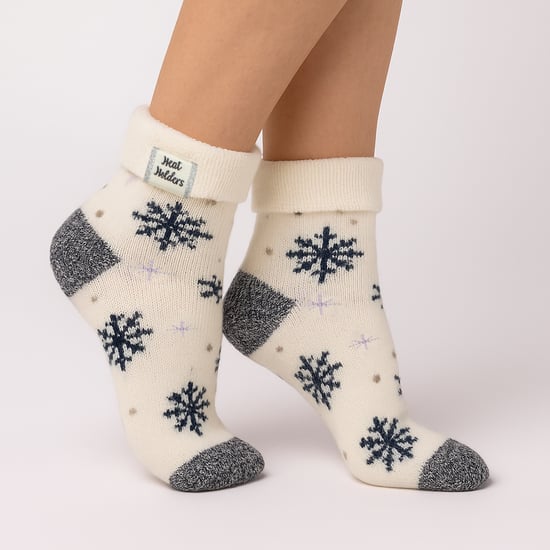 Gemütliche Umklappbündchen-Loungesocken | Warme Wintersocken für Frauen - Image 3