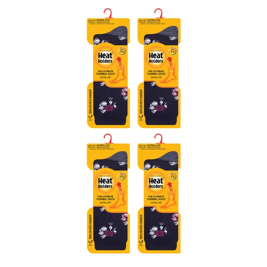 4 Paar Damen UltraLite Leichte Thermosocken - Image 2