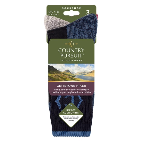 Damen Schwerlast Robuste Gepolsterte Wandersocken mit Verstärktem Fersen- und Zehenbereich - Image 2
