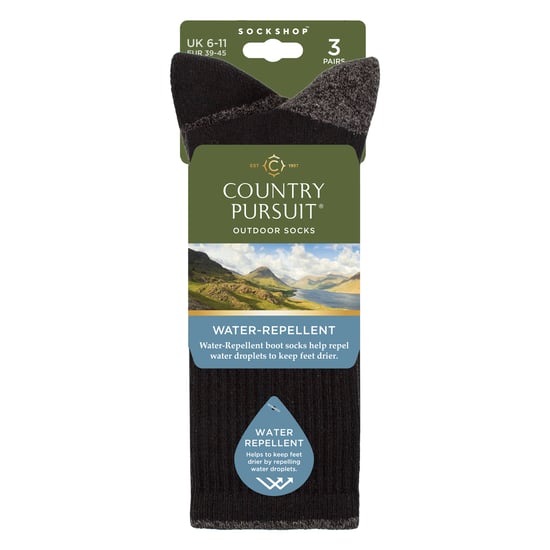 3 Paar Herren Wasserabweisende Mittelschwere Outdoor-Socken für Wandern & Spazierengehen - Image 2