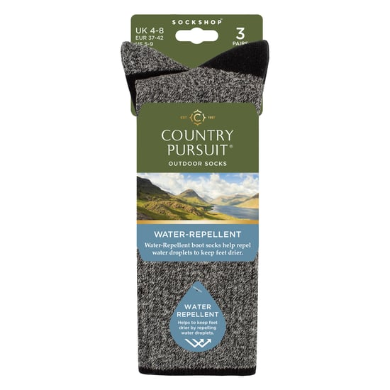 3 Paar Damen Wasserabweisende Mittelschwere Outdoor-Socken für Wandern & Spazieren gehen - Image 2