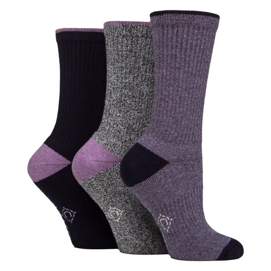 6 Paar wasserabweisende mitteldicke Damen Outdoorsocken für Wandern & Spaziergänge - Image 3