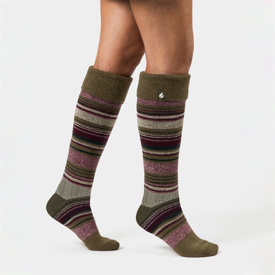 Damen Thermo Langschaftgummistiefelsocken mit weichem Futter - Image 3