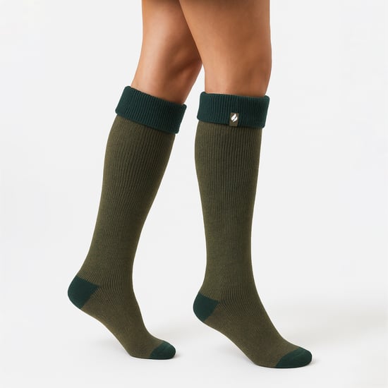 Damen Thermo Langschaft-Welliesocken mit weichem Futter - Image 3