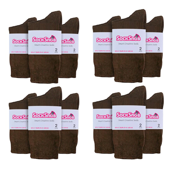 24 Paar Damen Einfache Baumwollreiche Kniestrümpfe - Image 2