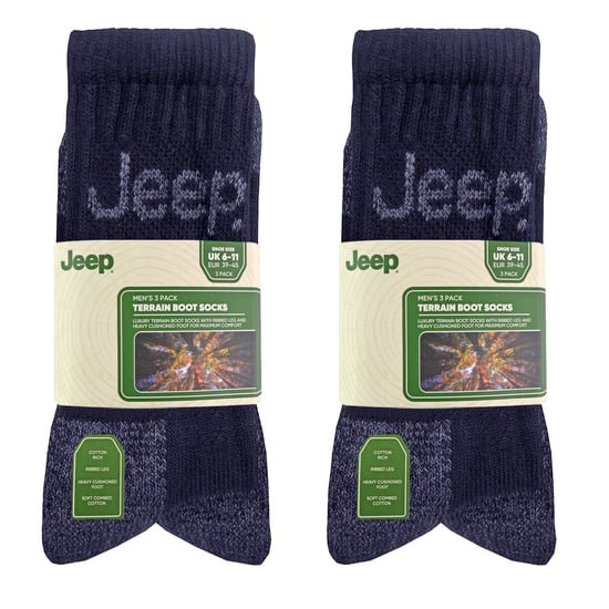 6 Paar Männer Luxus gepolsterte Baumwoll-Wander-Socken - Image 2
