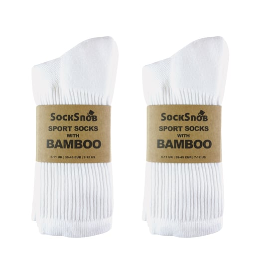 Herren 12 Paar Bambus-Baumwoll-Sportsocken - Image 2