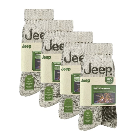 12 Paar Herren Luxuriöse Gepolsterte Baumwoll-Wandersocken - Image 2
