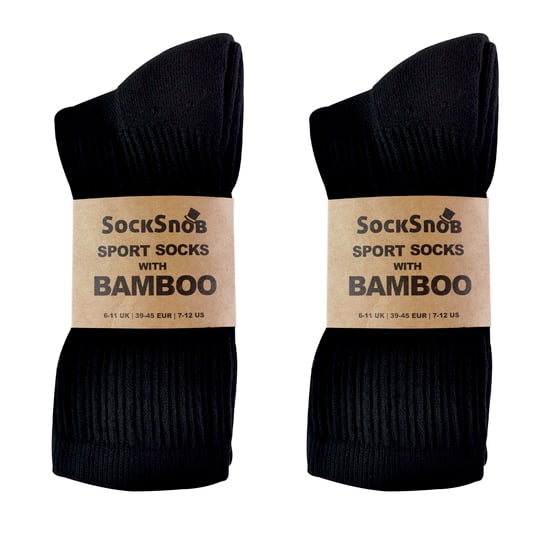 Herren 12 Paare Bambus-Baumwoll-Sportsocken - Image 2