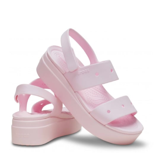 Damen Crocs Brooklyn 4U Sandalen in Pink - Image 2