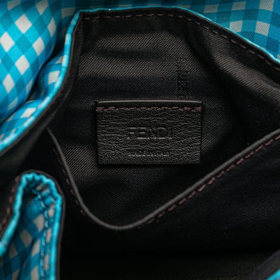 Baguette Gingham Schultertasche - Image 4