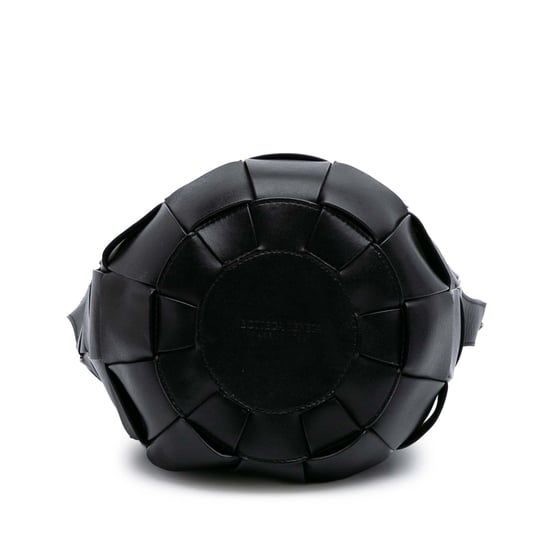 Tasche Eimer Geflecht-Leder Tasche - Image 3