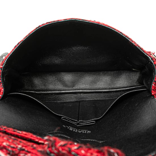 Klassische Tweed-Tasche mit Klappe - Image 4