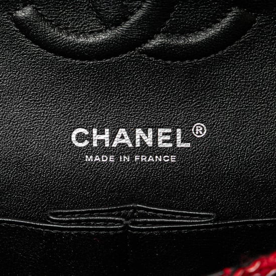Klassische Tweed-Tasche mit Klappe - Image 5