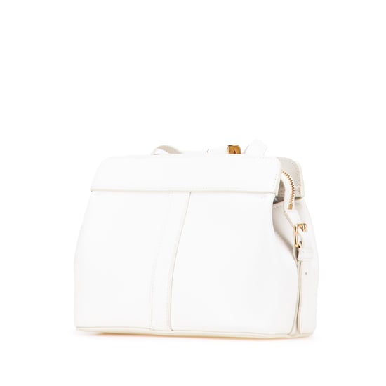 Weiße Leder Schultertasche - Image 2