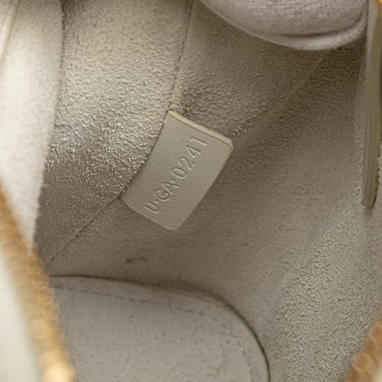Weiße Leder Schultertasche - Image 6