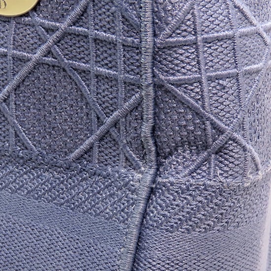 Dior Caro Mini Tasche Lila Canvas - Image 3