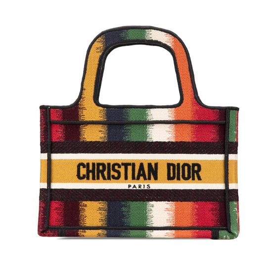 Dior Buch Tote Mehrfarbig Gestreift - Image 2