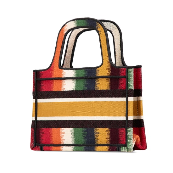 Dior Buch Tote Mehrfarbig Gestreift - Image 3