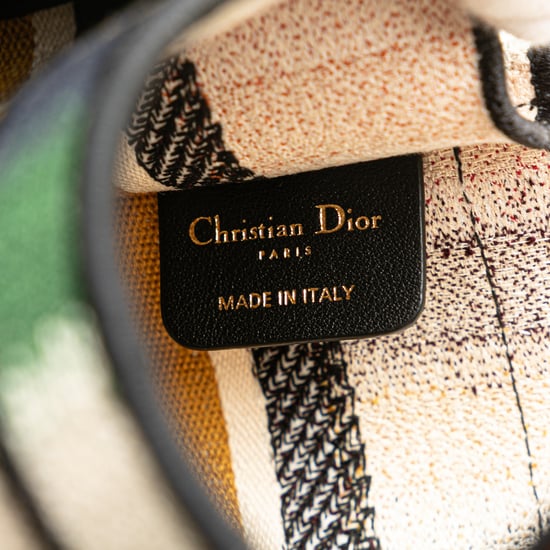 Dior Buch Tote Mehrfarbig Gestreift - Image 6