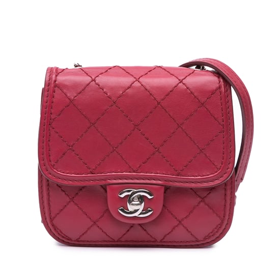 Chanel Gepolsterte Lammleder Umhängtasche - Image 1