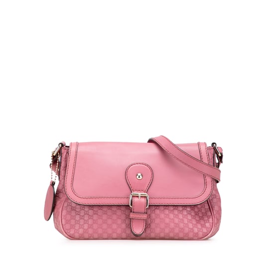Leder Schultertasche mit Schnallenverschluss - Image 1