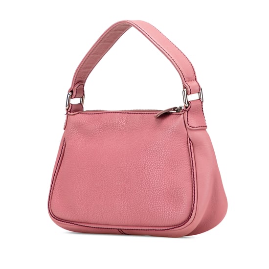 Lederhandtasche Rosa - Image 2