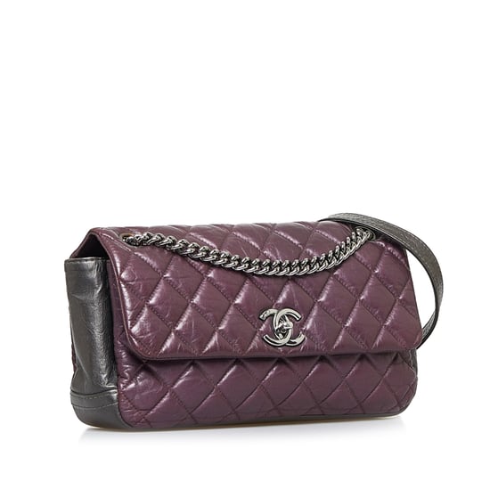 Gepolsterte Leder Schultertasche - Image 2