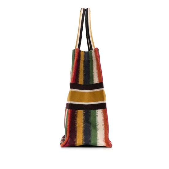 Buch Tote Gestreifte Canvas-Tasche - Image 3