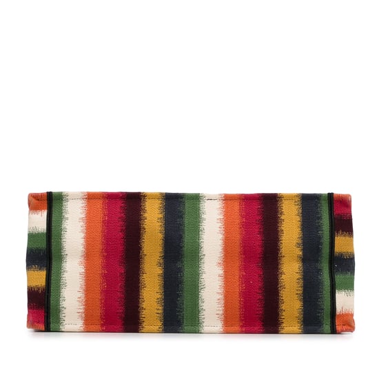 Buch Tote Gestreifte Canvas-Tasche - Image 5
