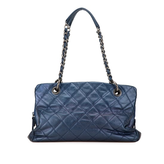Gequiltete Leder-Kettenhandtasche - Image 1