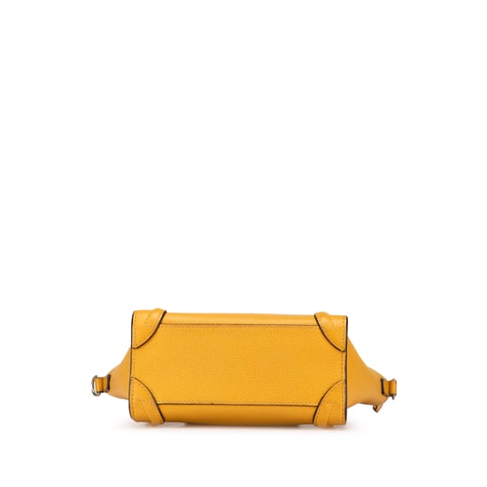 Nano Luggage Tasche Gelbes Leder - Image 3