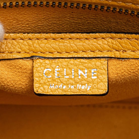 Nano Luggage Tasche Gelbes Leder - Image 5