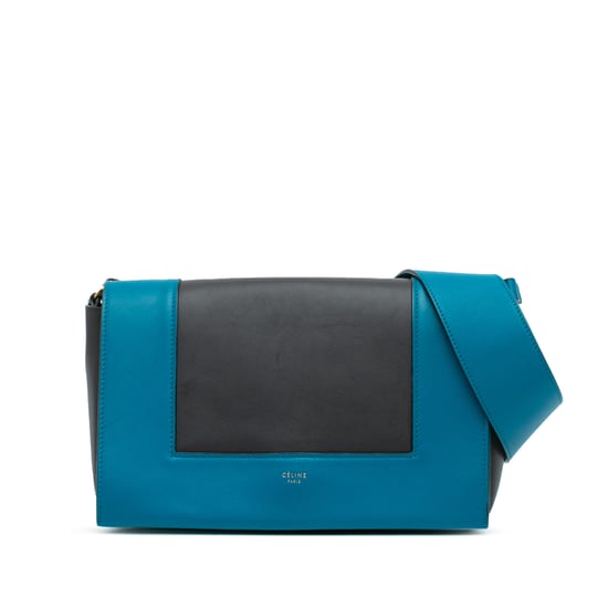 Ava Tasche Teal Schwarz Leder - Image 1
