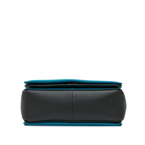Ava Tasche Teal Schwarz Leder - Image 3