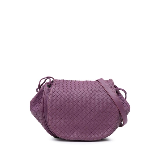 Woven Leather Crossbody Bag - Image 1