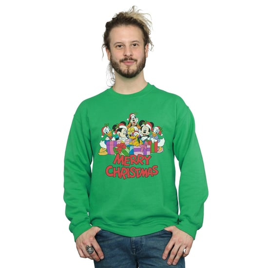 Disney - "Mickey Mouse and Friends" Sweatshirt für Herren (Irisch-Grün) - Image 2