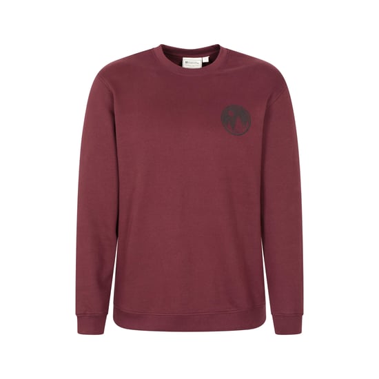 Mountain Warehouse - Sweatshirt Rundhalsausschnitt für Herren (Burgunderrot) - Image 1