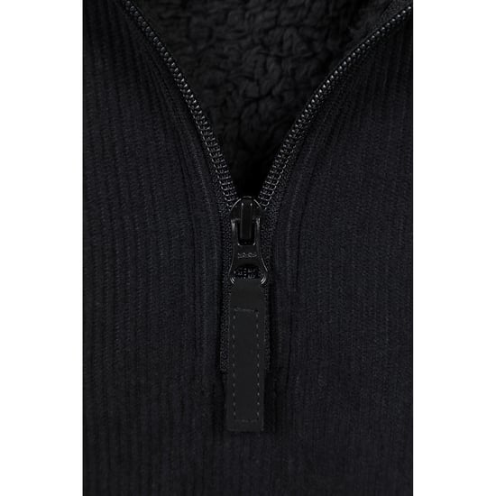 Mountain Warehouse - "Farland" Midlayer für Herren, mit halbem Reißverschluss, Mit Vlies gefüttert (Schwarz) - Image 3