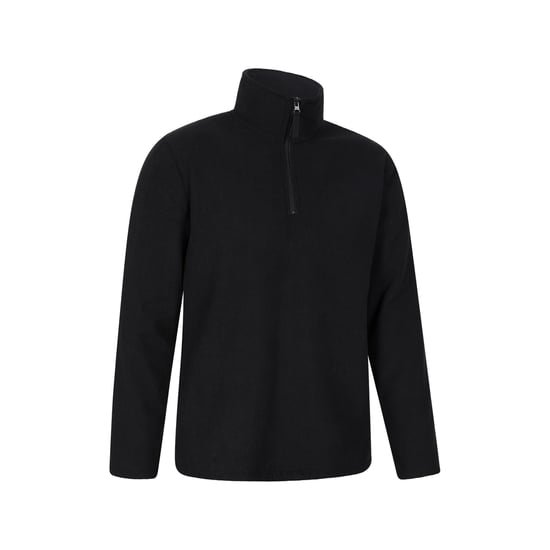 Mountain Warehouse - "Farland" Midlayer für Herren, mit halbem Reißverschluss, Mit Vlies gefüttert (Schwarz) - Image 5