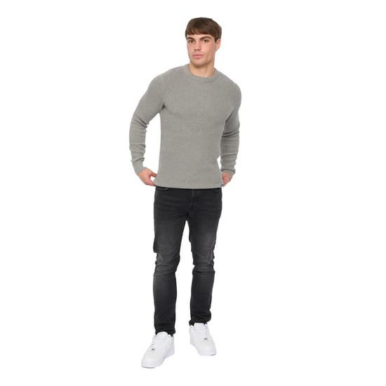 Crosshatch - "Jampster" Sweatshirt für Herren, Rundhalsausschnitt, Jerseyware (Grau) - Image 3