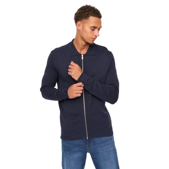 Duck and Cover - "Melfi" Pullover für Herren, Mit Reißverschluss trennbar, Jerseyware (Marine) - Image 3