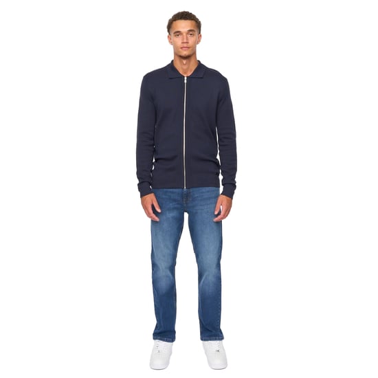 Duck and Cover - "Melfi" Pullover für Herren, Mit Reißverschluss trennbar, Jerseyware (Marine) - Image 4