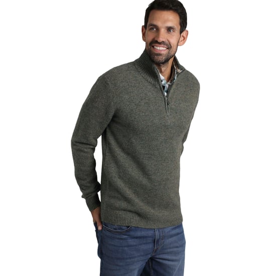 Weird Fish - "Helmsdale Eco" Pullover mit kurzem Reißverschluss für Herren (Verblichenes Jeansblau) - Image 3