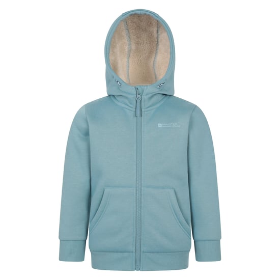 Mountain Warehouse - "Alpine II" Hoodie mit durchgehendem Reißverschluss für Kinder (Petrol) - Image 1