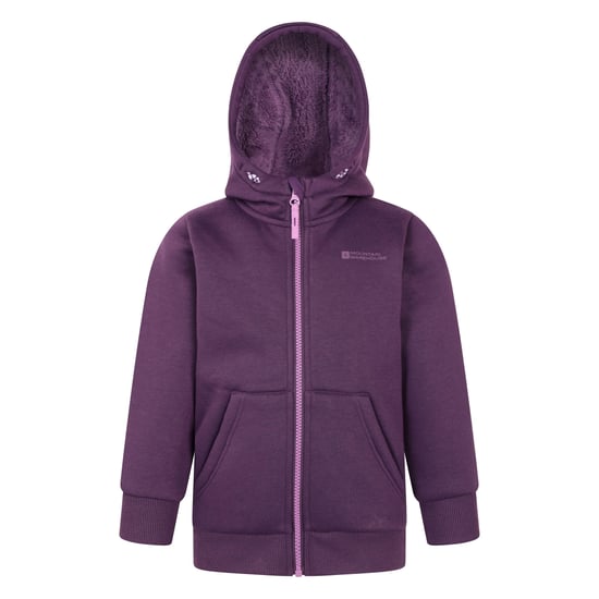 Mountain Warehouse - "Alpine II" Hoodie mit durchgehendem Reißverschluss für Kinder (Violett) - Image 2